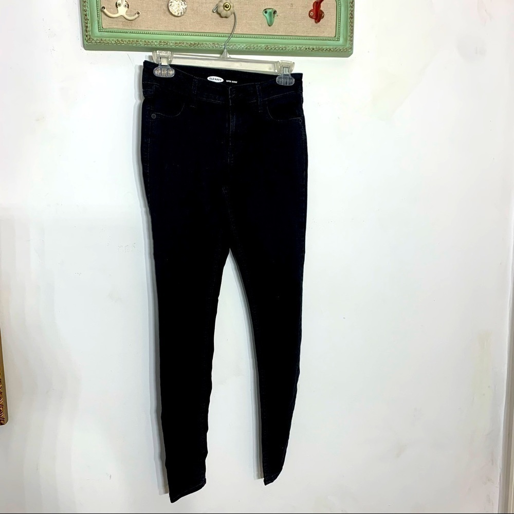 Old Navy Black Super Skinny Stretch Jeans size 0